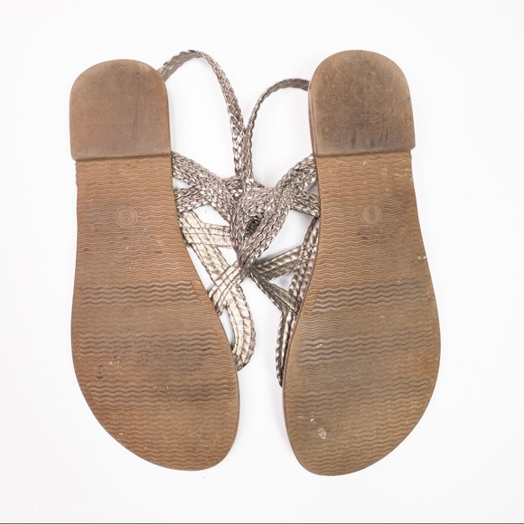 Merona Sandal Braided Straps Silver - Picture 4 of 4